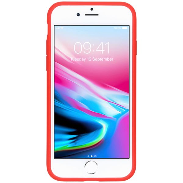 Liquid Silikoncase Rot für das iPhone SE (2022 / 2020) / 8 / 7