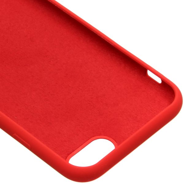 Liquid Silikoncase Rot für das iPhone SE (2022 / 2020) / 8 / 7
