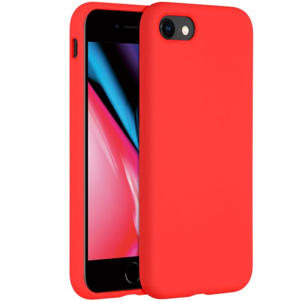 Liquid Silikoncase Rot für das iPhone SE (2022 / 2020) / 8 / 7