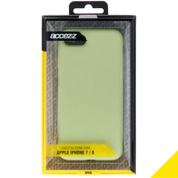 Liquid Silikoncase Grün für das iPhone SE (2022 / 2020) / 8 / 7