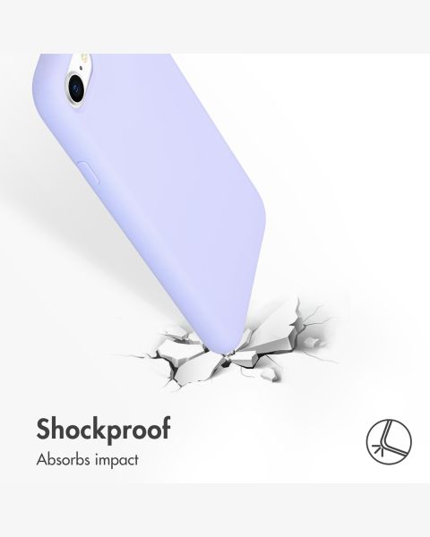 Liquid Silikoncase Lila für das iPhone SE (2022 / 2020) / 8 / 7