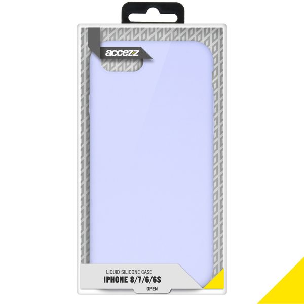 Liquid Silikoncase Lila für das iPhone SE (2022 / 2020) / 8 / 7