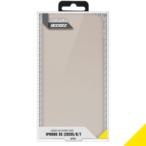 Liquid Silikoncase für das iPhone SE (2022 / 2020) / 8 / 7 - Stone