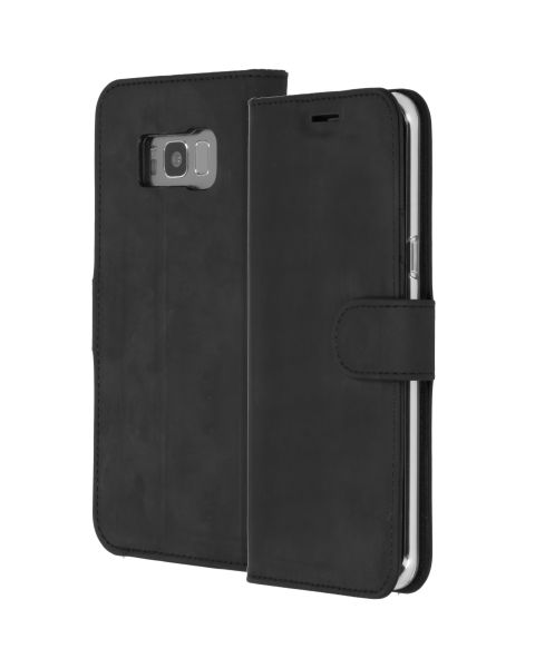 Schwarzes Wallet TPU Klapphülle für das Samsung Galaxy S8 Plus