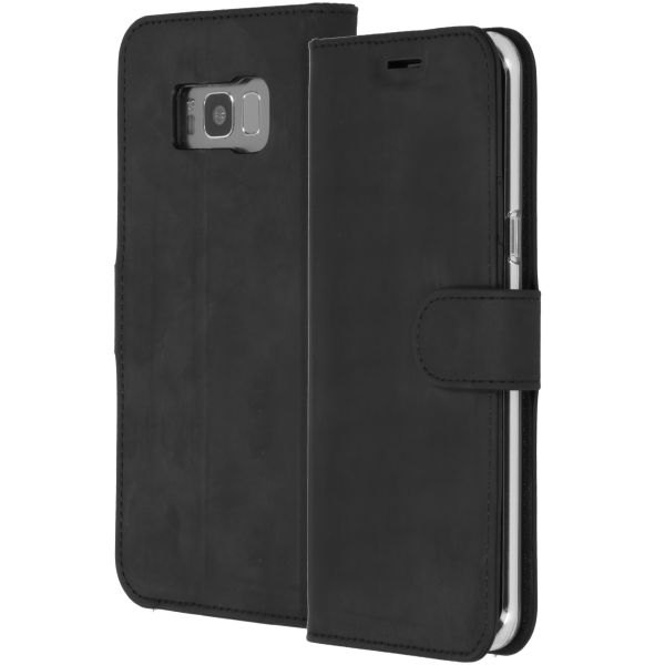 Schwarzes Wallet TPU Klapphülle für das Samsung Galaxy S8 Plus