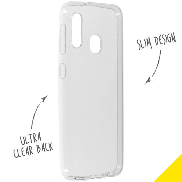 TPU Clear Cover Transparent für das Samsung Galaxy A20e