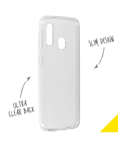 TPU Clear Cover Transparent für das Samsung Galaxy A20e