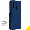Accezz Wallet Softcase Bookcase Samsung Galaxy A20s - Donkerblauw / Dunkelblau  / Dark blue