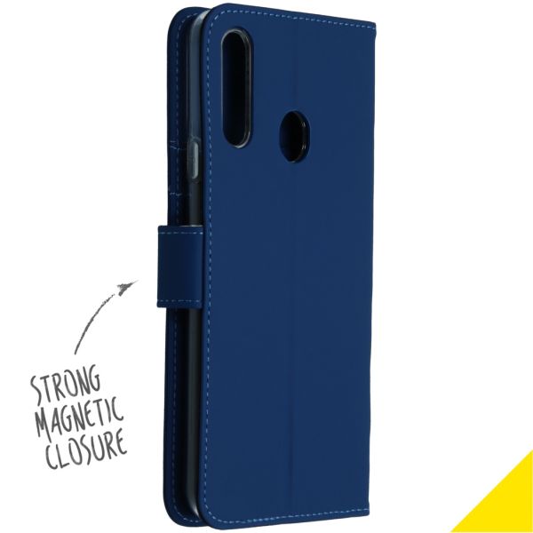 Wallet TPU Klapphülle für das Samsung Galaxy A20s - Dunkelblau