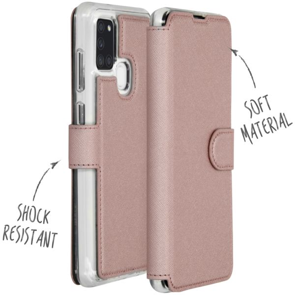 Xtreme Wallet Klapphülle für das Samsung Galaxy A21s - Rose Gold
