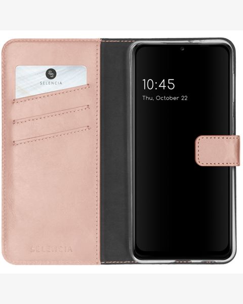 Echtleder Klapphülle für das Samsung Galaxy A22 (5G) - Rosa