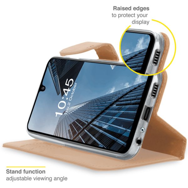 Wallet TPU Klapphülle für das Samsung Galaxy A22 (5G) - Gold