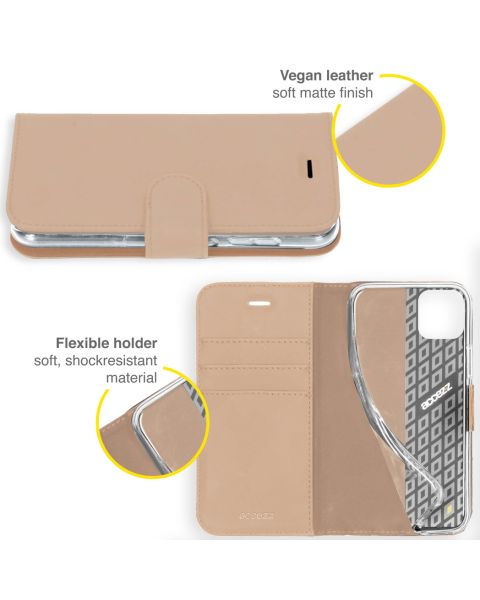 Wallet TPU Klapphülle für das Samsung Galaxy A22 (5G) - Gold