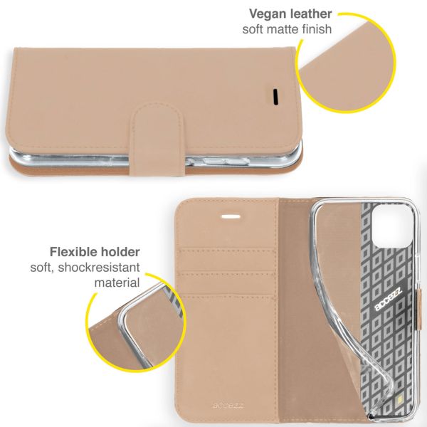 Wallet TPU Klapphülle für das Samsung Galaxy A22 (5G) - Gold