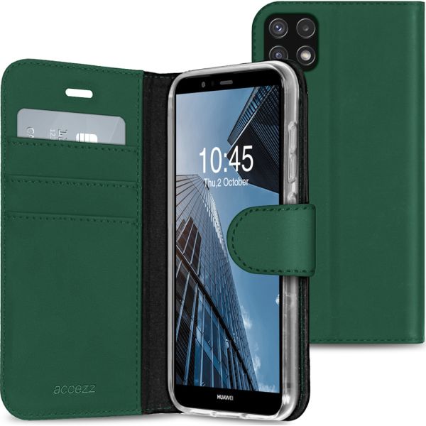 Wallet Softcase Booktype Samsung Galaxy A22 (5G) - Groen - Groen / Green