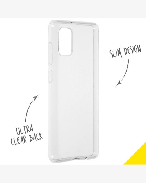 TPU Clear Cover Transparent für das Samsung Galaxy A31