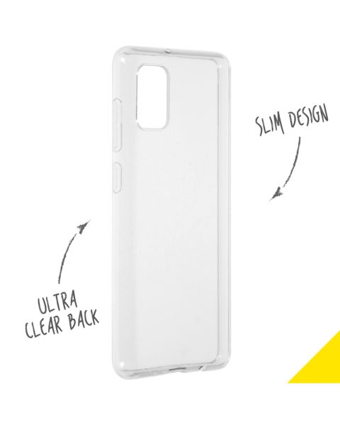 TPU Clear Cover Transparent für das Samsung Galaxy A31