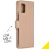 Accezz Wallet Softcase Bookcase Samsung Galaxy A31 - Goud / Gold