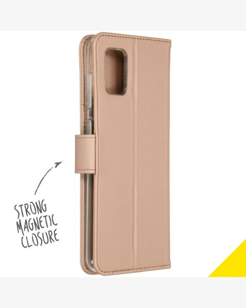 Wallet TPU Klapphülle für das Samsung Galaxy A31 - Gold