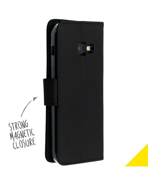 Wallet TPU Klapphülle für das Samsung Galaxy A3 (2017) - Schwarz