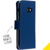 Blaues Wallet TPU Klapphülle für das Samsung Galaxy A3 (2017)