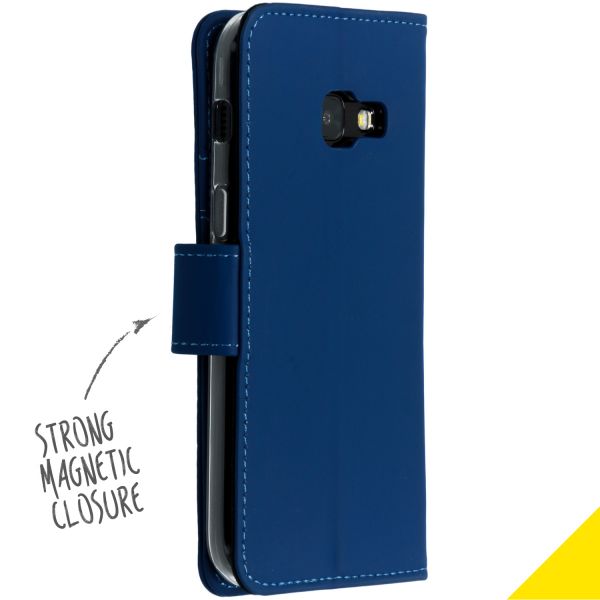 Blaues Wallet TPU Klapphülle für das Samsung Galaxy A3 (2017)
