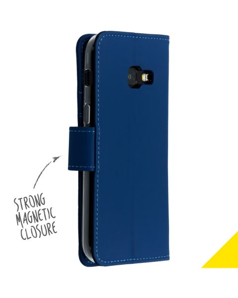 Blaues Wallet TPU Klapphülle für das Samsung Galaxy A3 (2017)