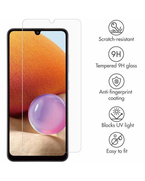 Displayschutz aus gehärtetem Glas für das Samsung Galaxy A32 (4G)