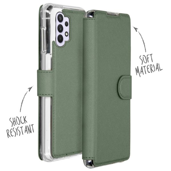 Xtreme Wallet Booktype Samsung Galaxy A32 (5G) - Lichtgroen - Lichtgroen / Light Green
