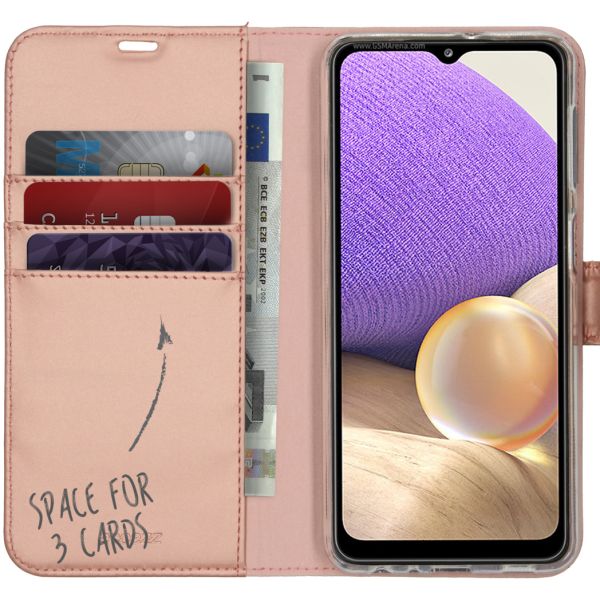 Wallet TPU Klapphülle für das Samsung Galaxy A32 (5G) - Roségold