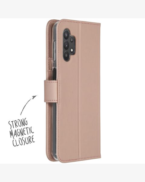 Wallet TPU Klapphülle für das Samsung Galaxy A32 (5G) - Roségold