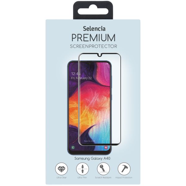 Premium Screen Protector aus gehärtetem Glas für das Samsung Galaxy A40