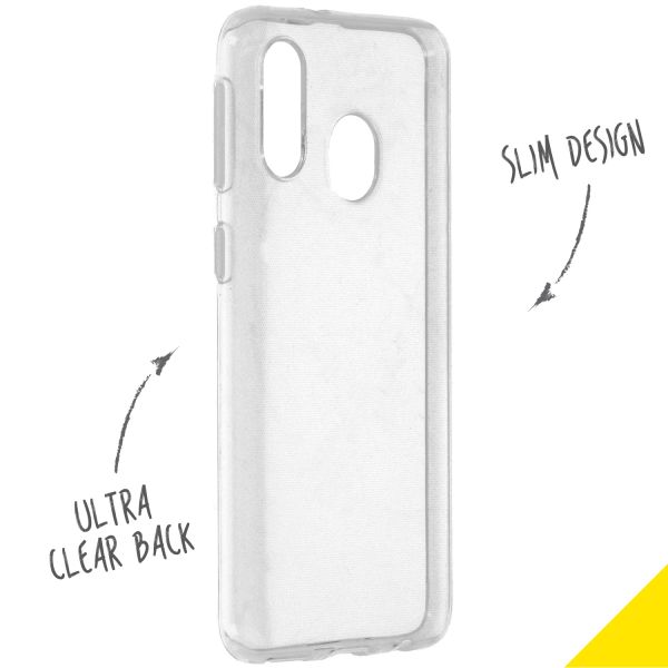 TPU Clear Cover Transparent für das Samsung Galaxy A40