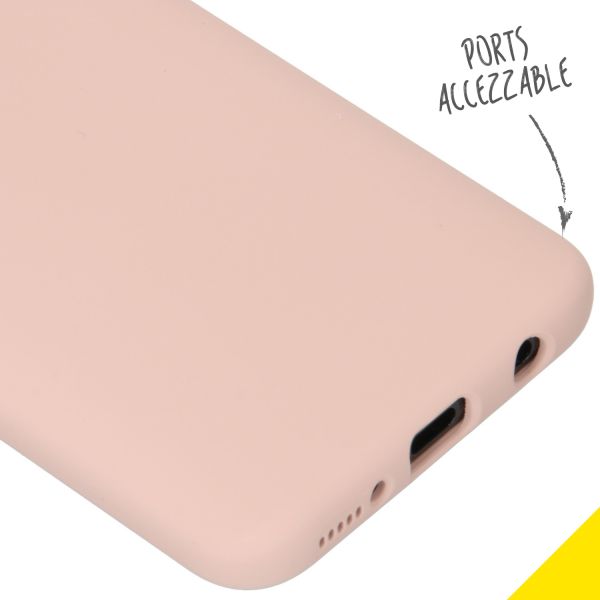 Liquid Silikoncase Rosa für das Samsung Galaxy A40