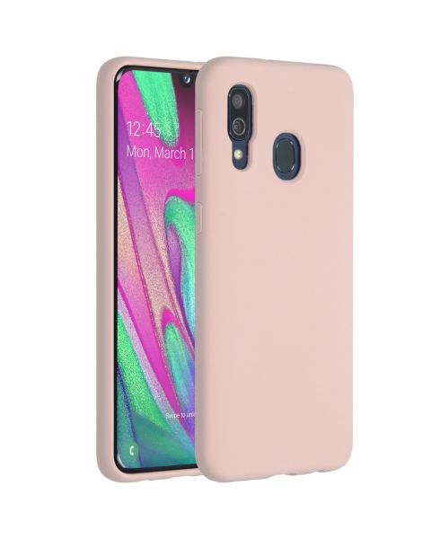 Liquid Silikoncase Rosa für das Samsung Galaxy A40