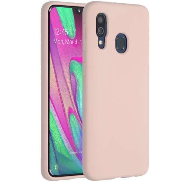 Liquid Silikoncase Rosa für das Samsung Galaxy A40