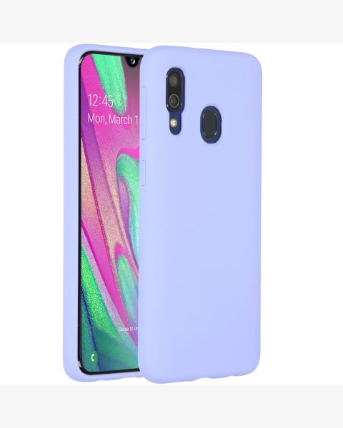 Liquid Silikoncase Lila für das Samsung Galaxy A40