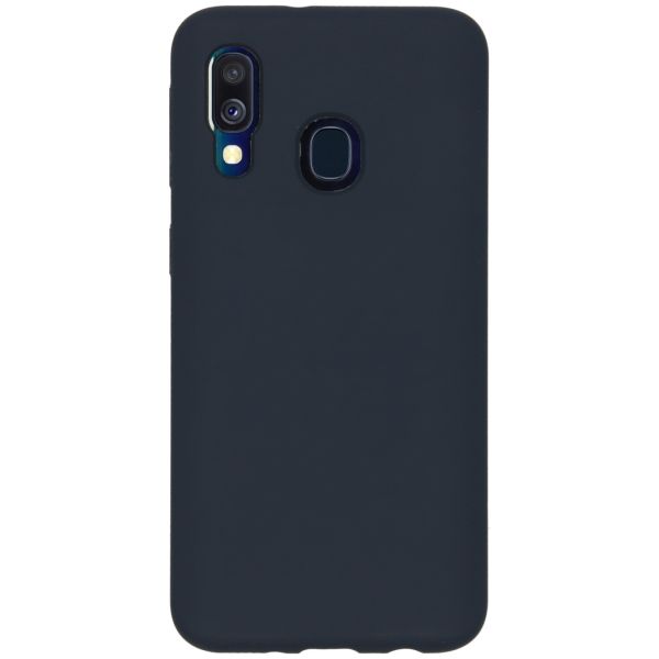 Liquid Silikoncase Blau für das Samsung Galaxy A40