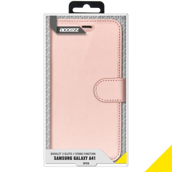 Wallet TPU Klapphülle Roségold für das Samsung Galaxy A41