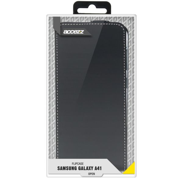 Accezz Flipcase Samsung Galaxy A41 - Zwart / Schwarz / Black