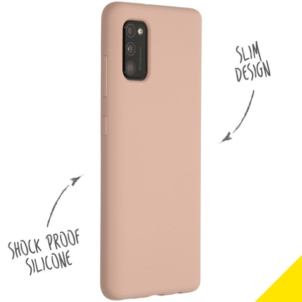 Liquid Silikoncase Rosa für das Samsung Galaxy A41