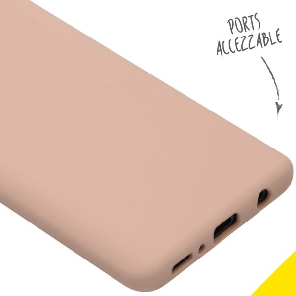 Liquid Silikoncase Rosa für das Samsung Galaxy A41