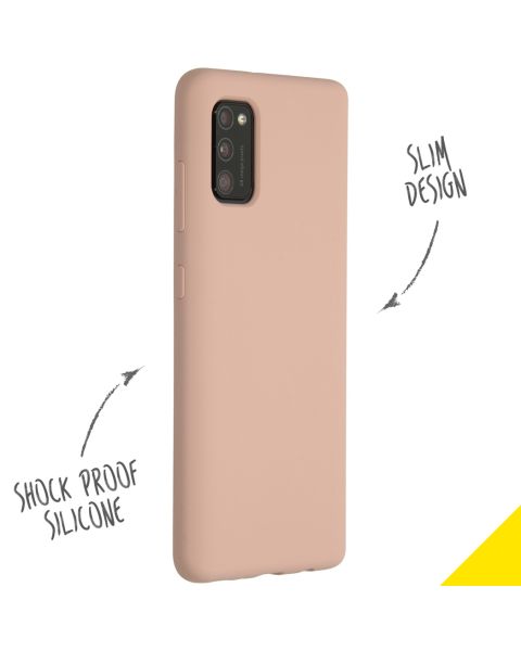 Liquid Silikoncase Rosa für das Samsung Galaxy A41