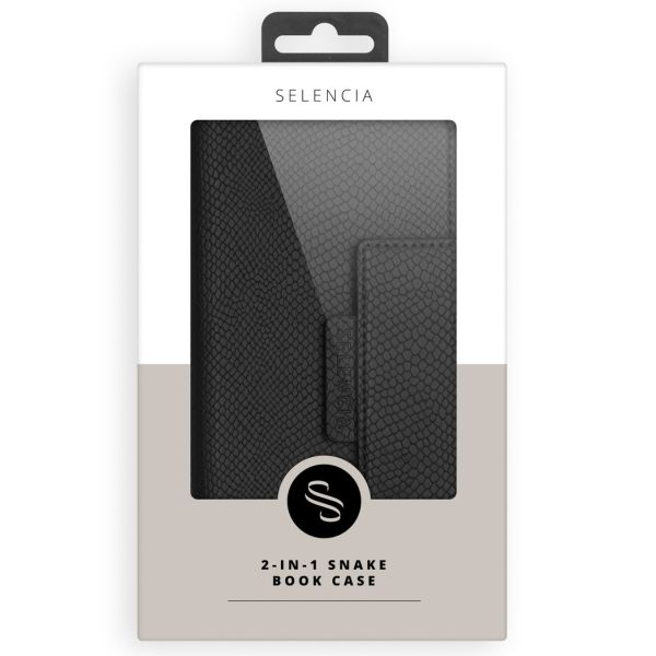 Llyr 2-in-1 Uitneembare Slang Bookcase Galaxy A41 - Zwart - Zwart / Black
