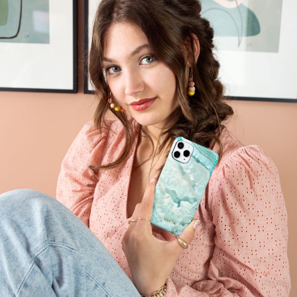 Selencia Maya Fashion Backcover Samsung Galaxy A41 - Agate Turquoise