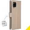 Wallet TPU Klapphülle für das Samsung Galaxy A42 - Gold