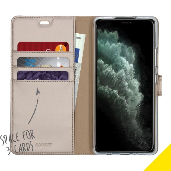 Wallet TPU Klapphülle für das Samsung Galaxy A42 - Gold