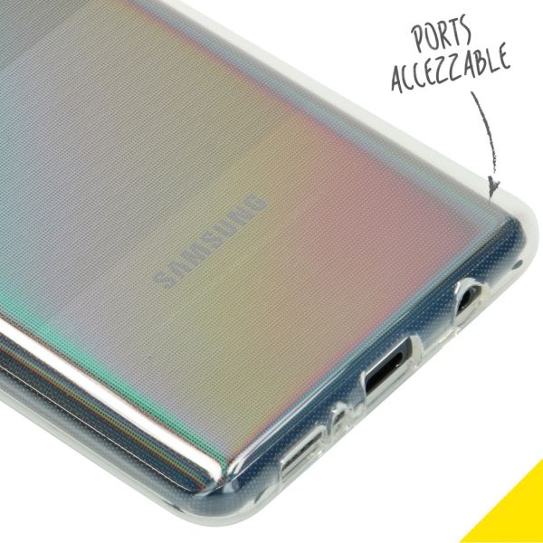 Accezz Clear Backcover Samsung Galaxy A42 - Transparant / Transparent