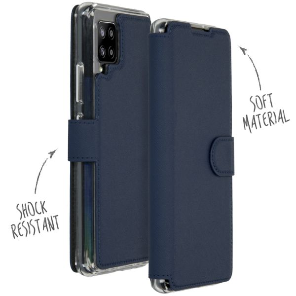 Accezz Xtreme Wallet Bookcase Samsung Galaxy A42 - Donkerblauw / Dunkelblau  / Dark blue