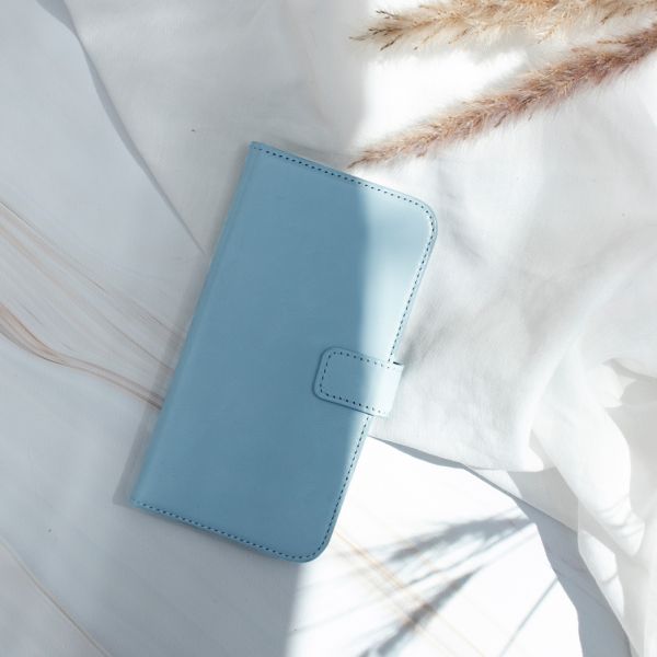 Echtleder Klapphülle Hellblau für das Samsung Galaxy A50 / A30s